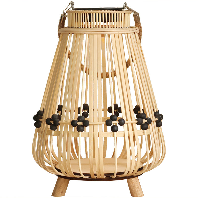 Handcrafted wooden lantern
