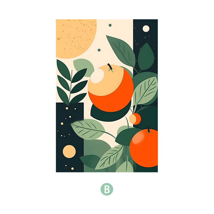 Decorative Abstract Fruit Wall Art