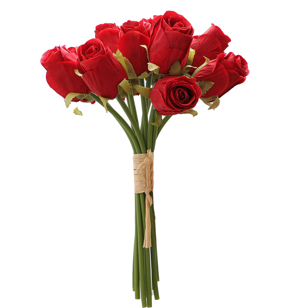 Artificial rose bouquet with fine details