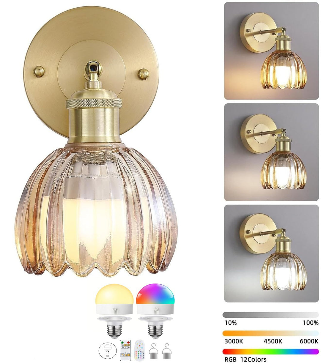 Elegant Glass Wall Lantern