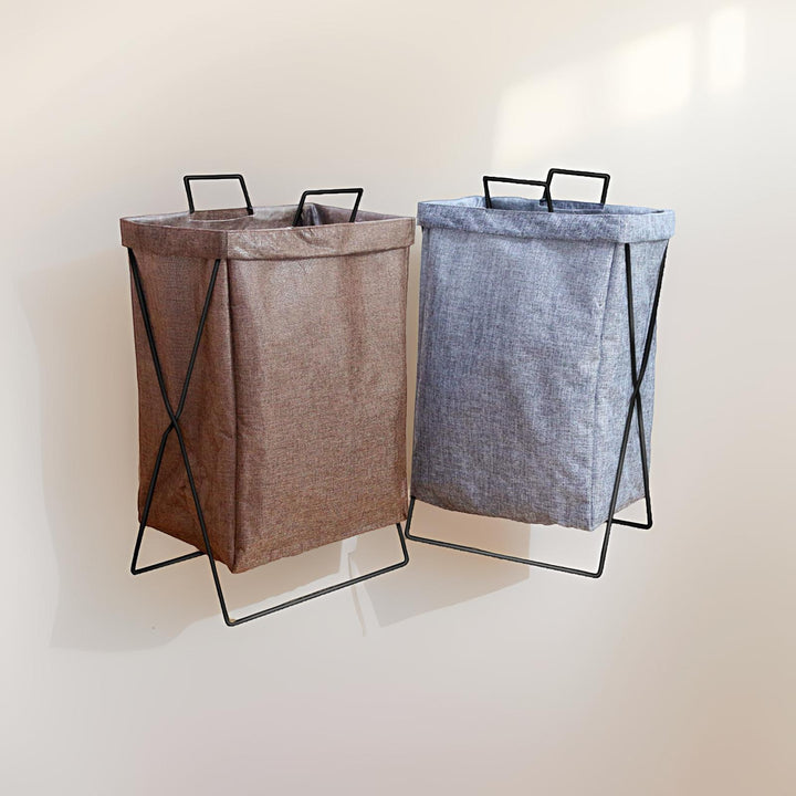 Laundry basket with sturdy frame