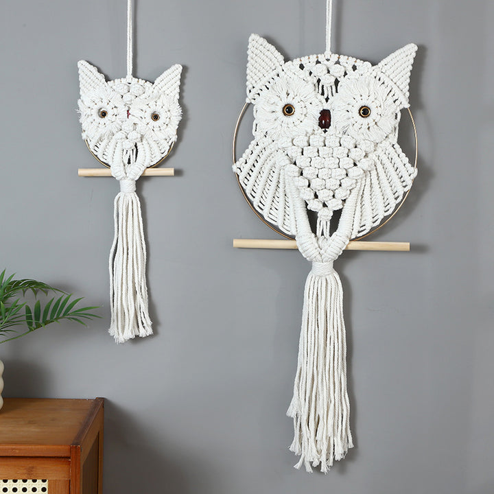 Macrame Owl Wall Hanging