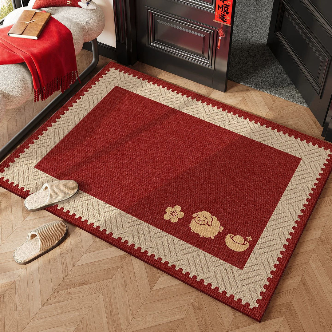 Playful Sheep-Themed Area Rug