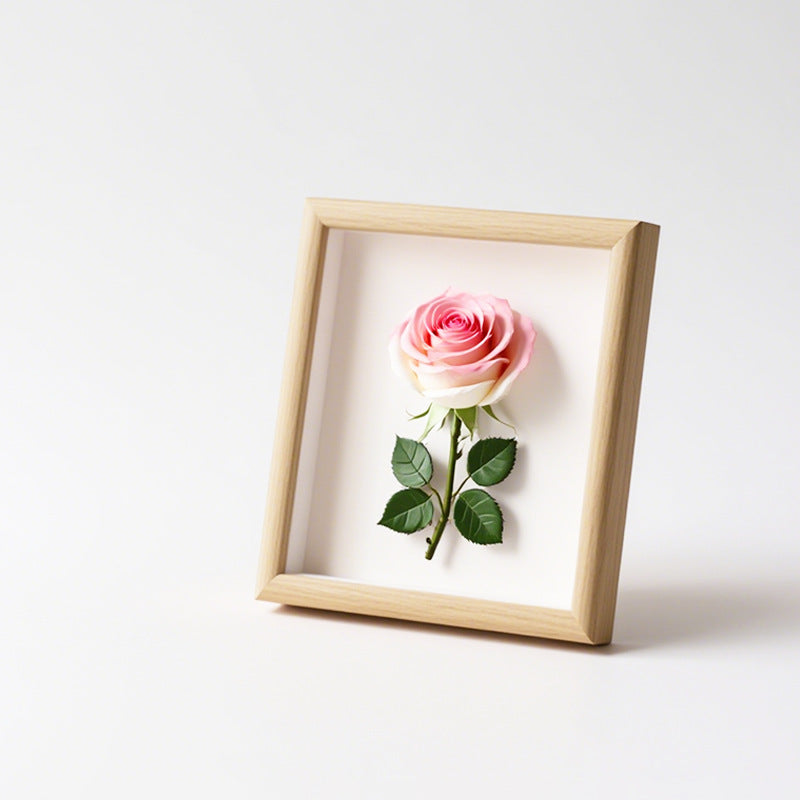 Elegant Framed Floral Art