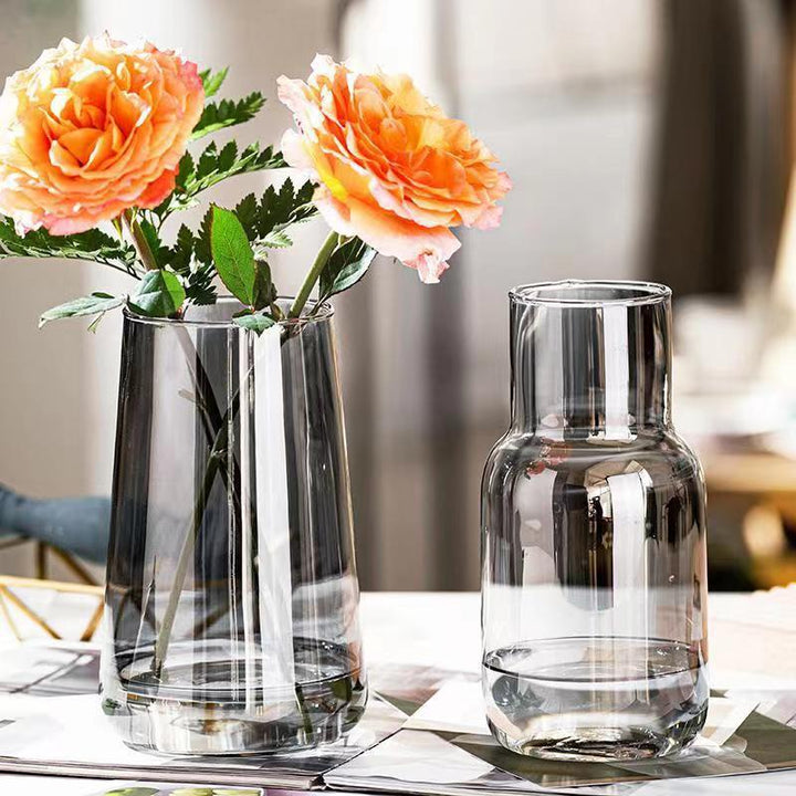 Elegant Stemless Glass Water Pitcher