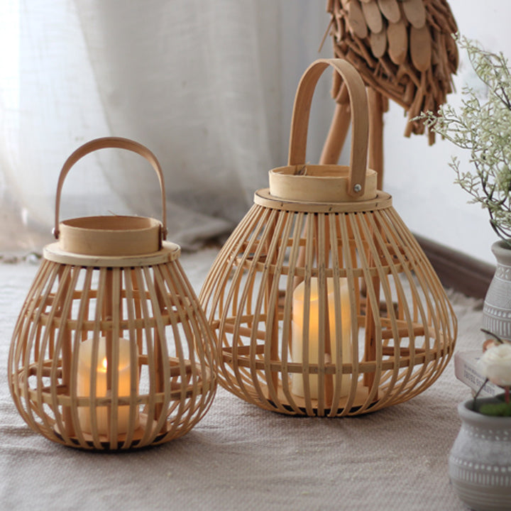 Natural Rattan Lantern