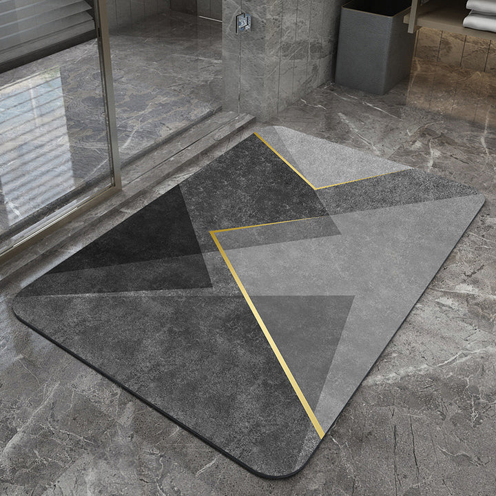 Modern Geometric Bath Mat