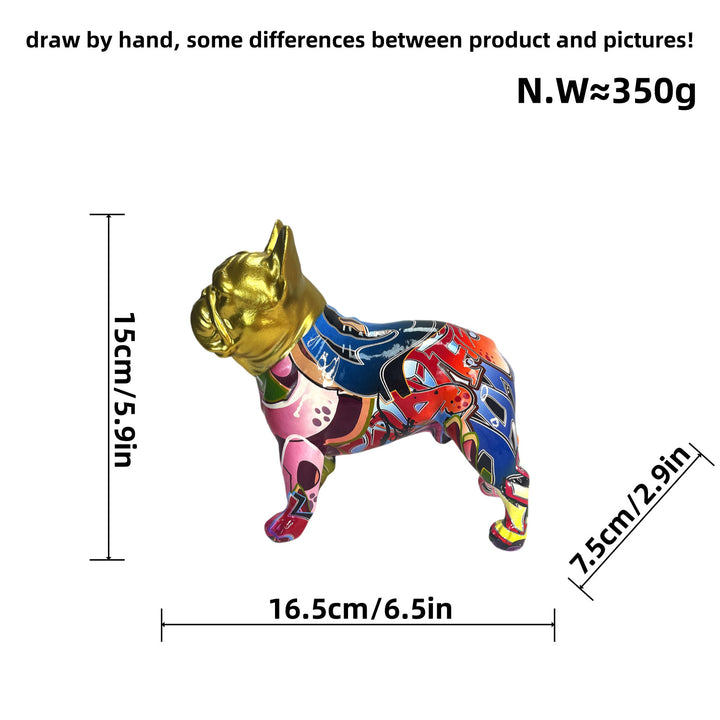 Decorative figure of a French Bulldog