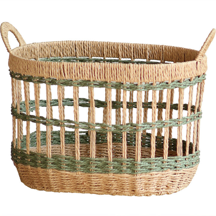Handwoven storage basket