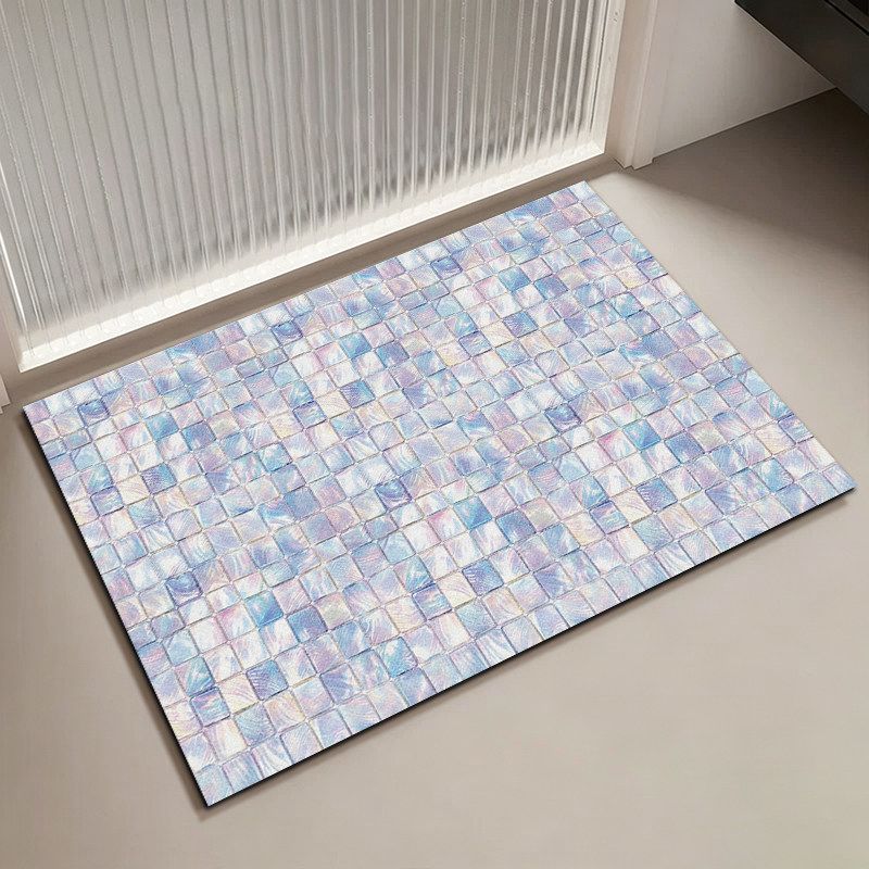 Mosaic Pattern Bath Mat