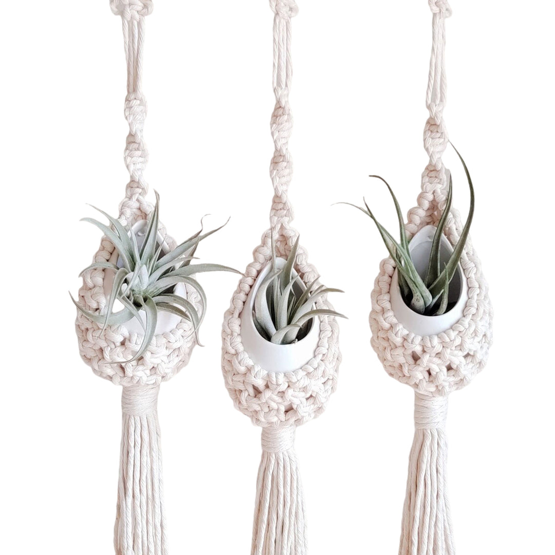 Macrame Hanging Planter Holder