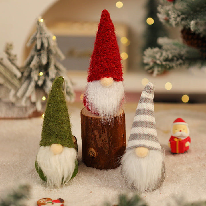 Decorative Christmas gnome figure