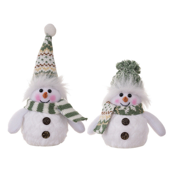 Illuminated Snowman Figure