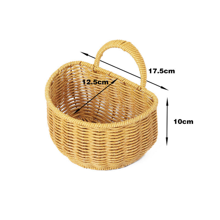 Handwoven Rectangular Storage Basket