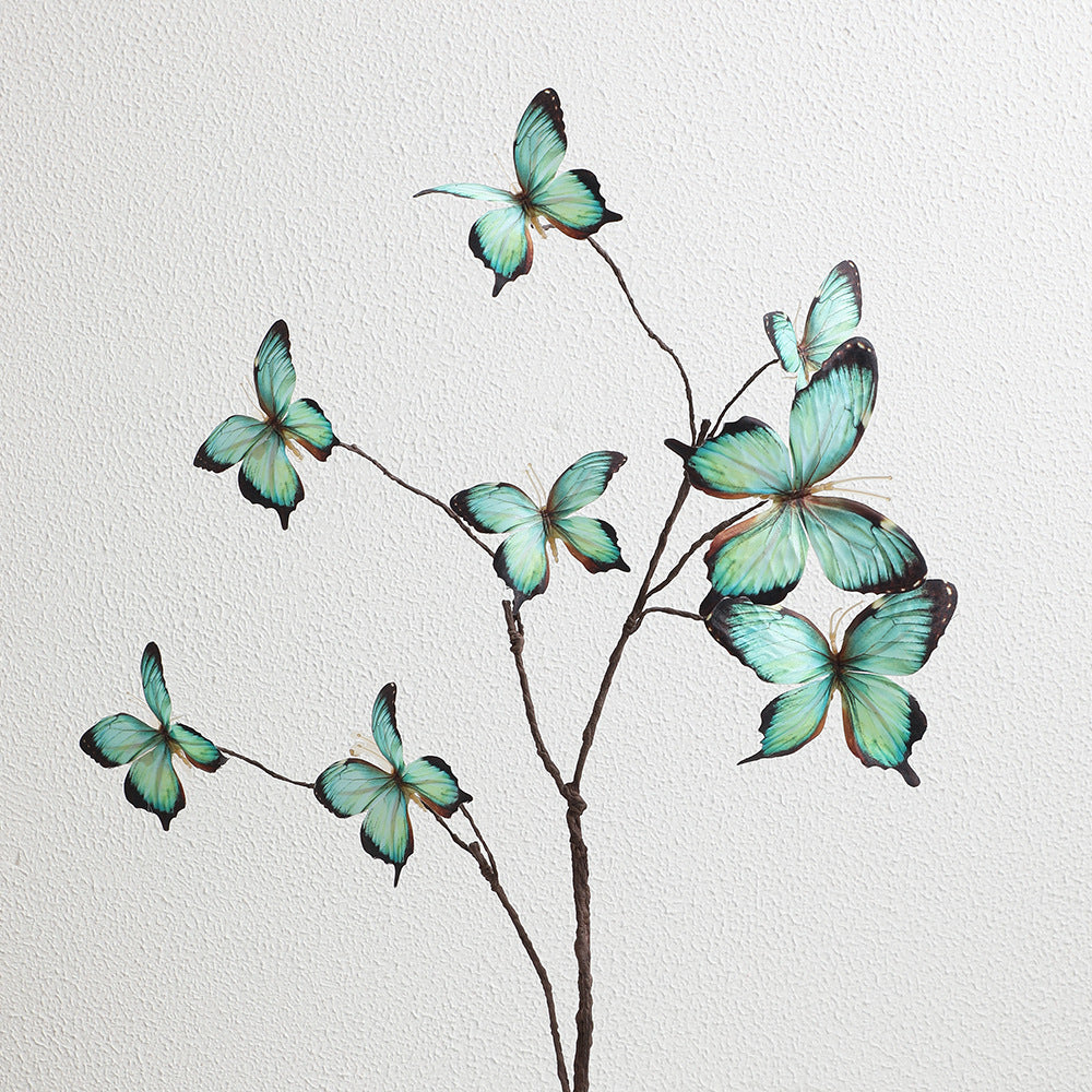 Decorative wall decoration with butterflies
