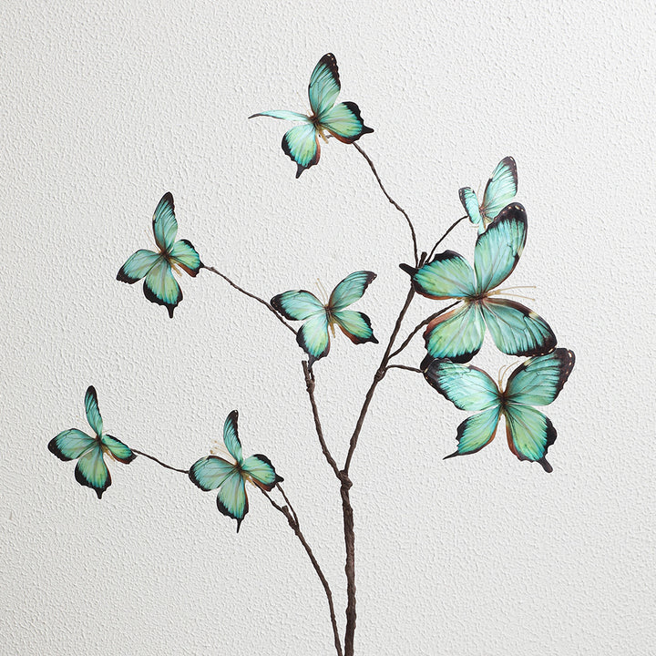 Decorative wall decoration with butterflies