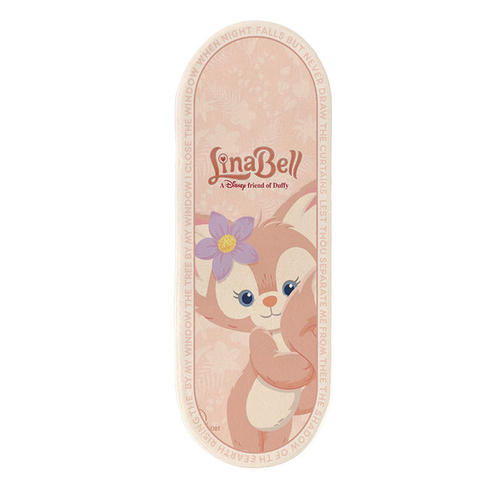 Plush Oval Runner Rug with Cute Cartoon Bear & Friends Print