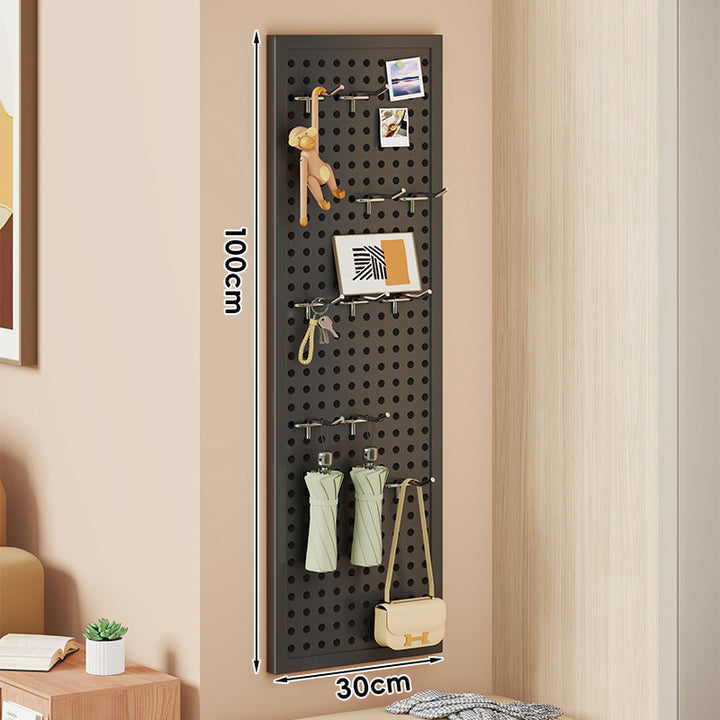 S-Shaped Offset Pegboard Utility Hooks with Support Post