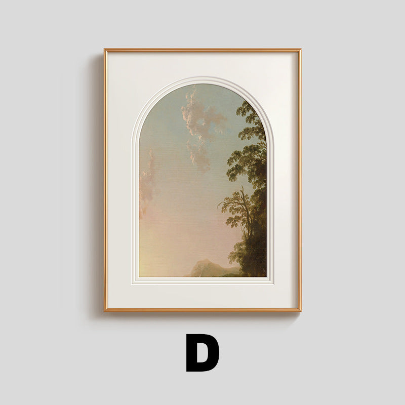 Aesthetic Framed Landscape Art Print