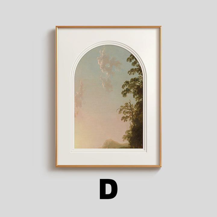 Aesthetic Framed Landscape Art Print