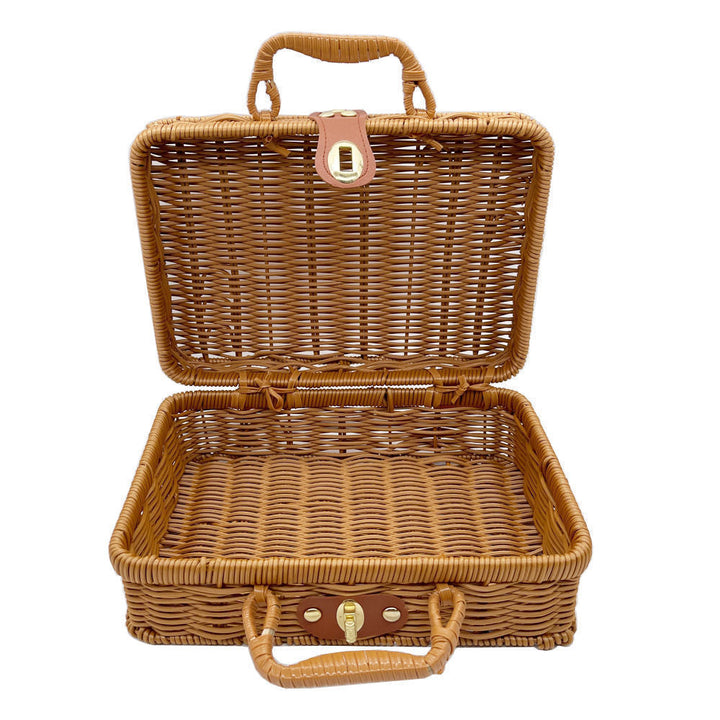 Rustic Woven Storage Basket