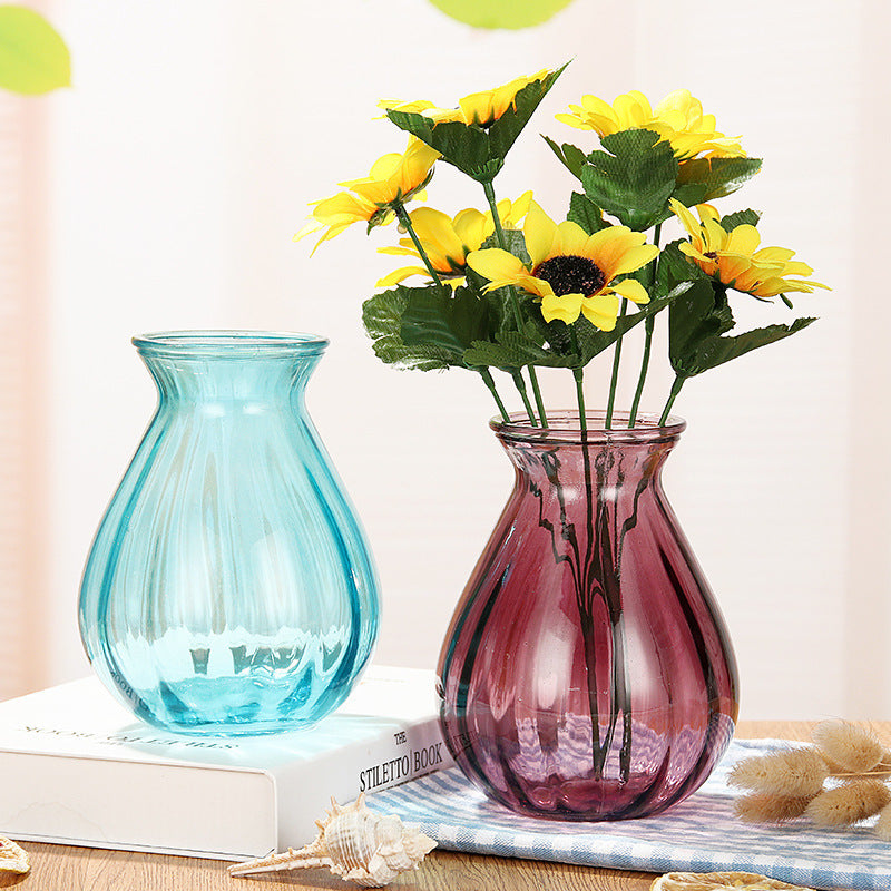 Elegant Curved Glass Vase