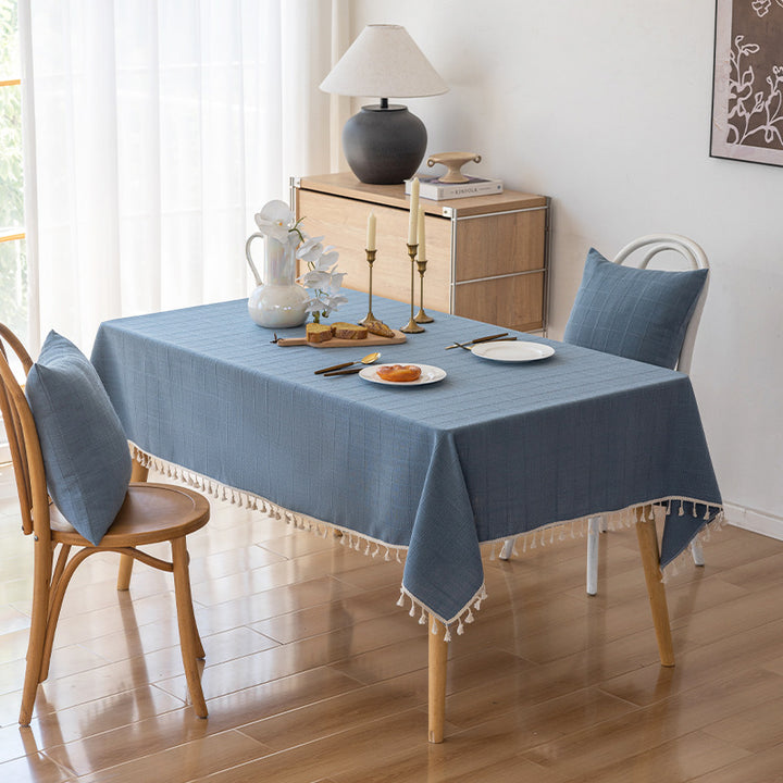Elegant Woven Tablecloth