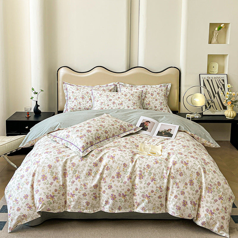 Floral Pattern Duvet Cover Set