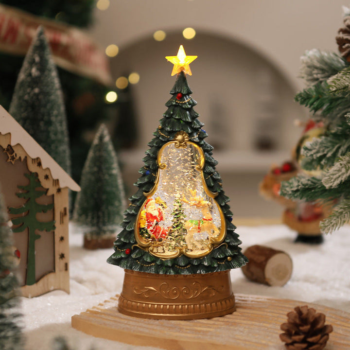 Glowing Christmas tree decoration