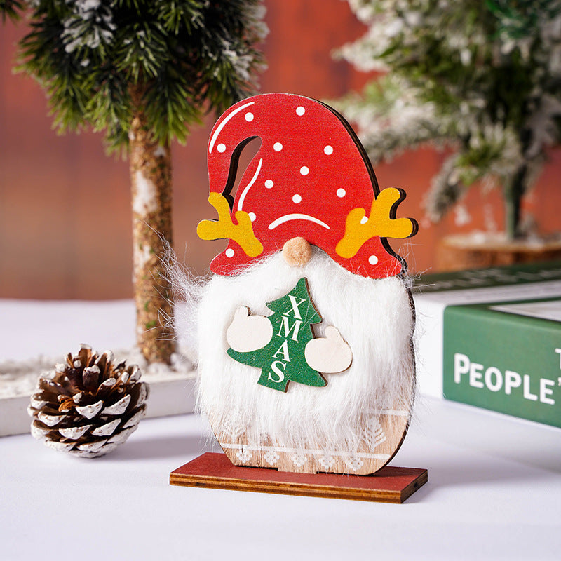 Santa Claus decorative figure in rustic design