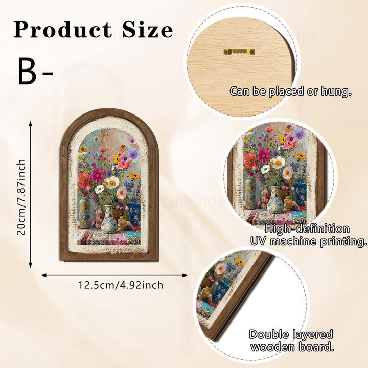 Wall decoration with lemon pattern