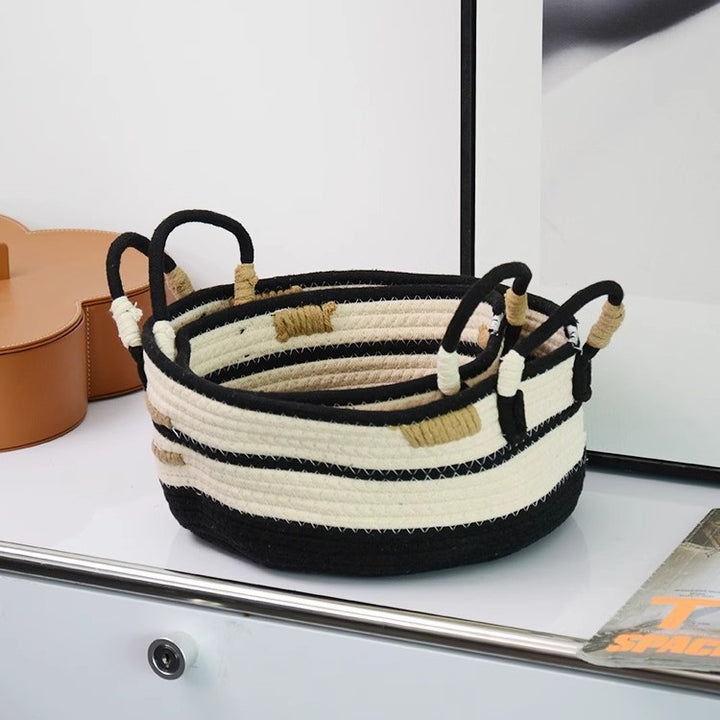 Playful storage basket