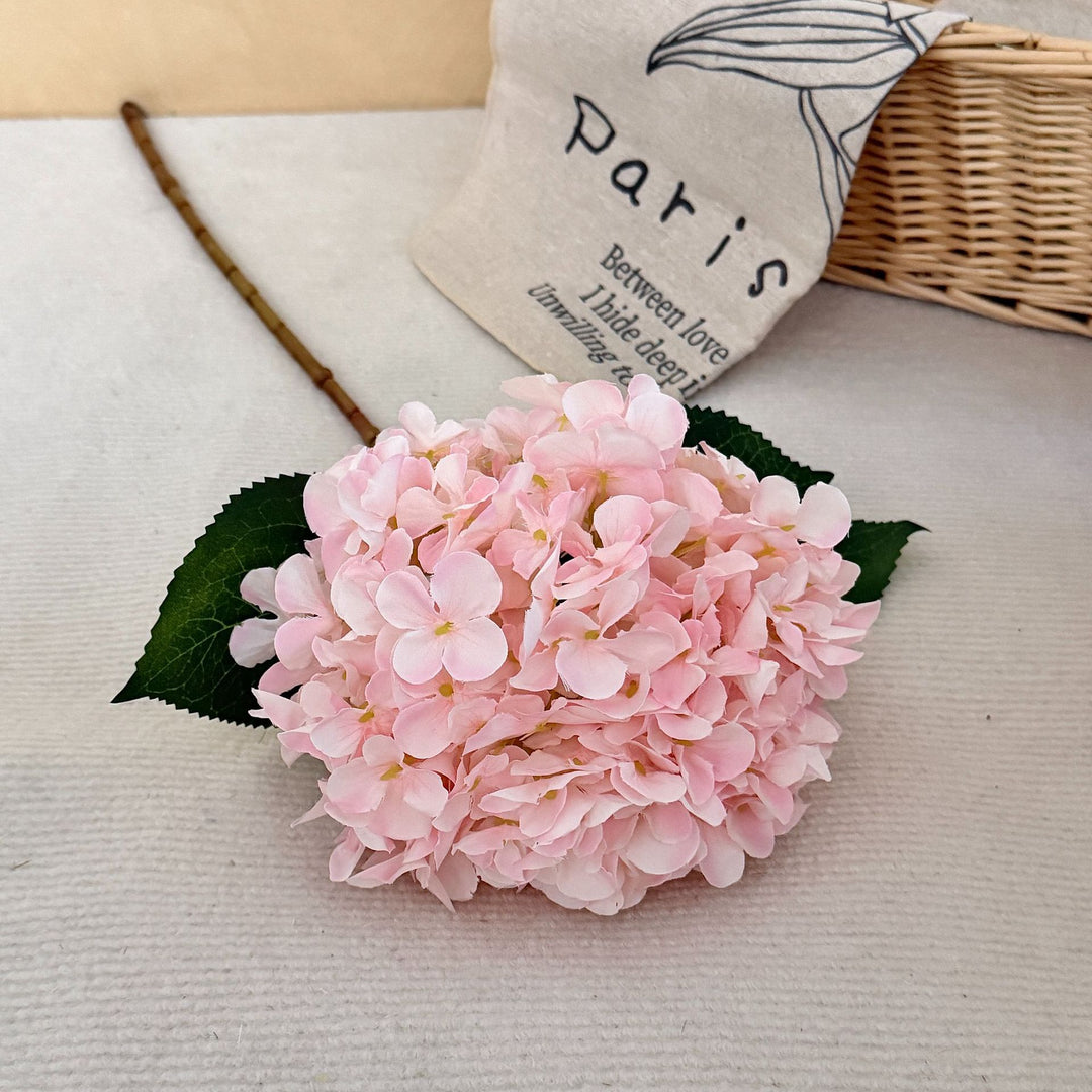 Lifelike Hydrangea Floral Piece