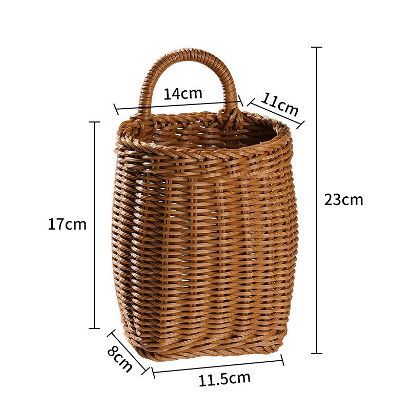 Hand-Woven Decorative Storage Basket