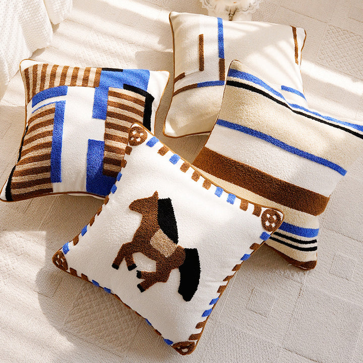 Artistic Textured Decorative Pillow