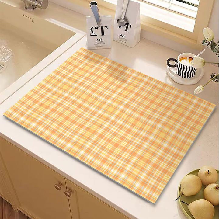 Checkered Kitchen Mat