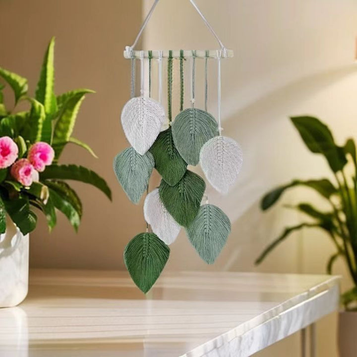 Decorative Leaf Motif Wall Hanging