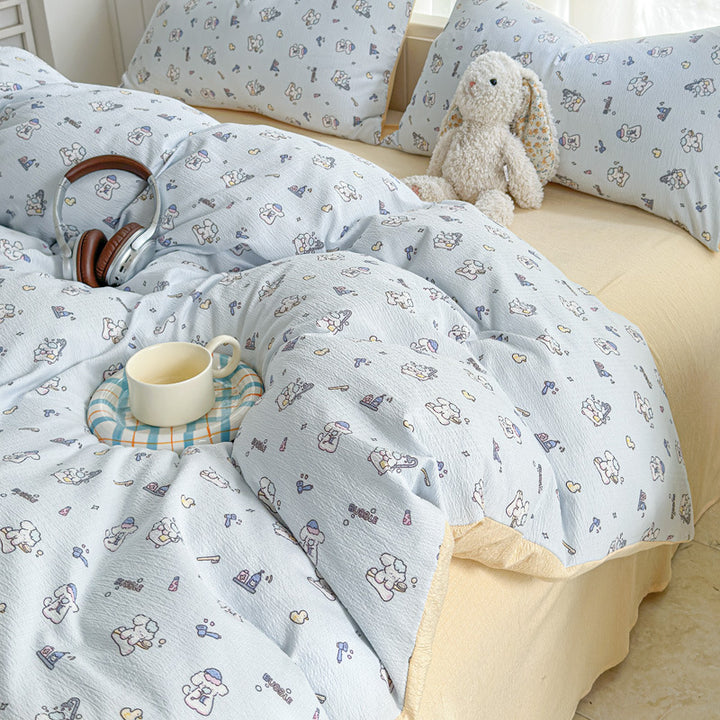 Playful Animal-Themed Bedding Ensemble