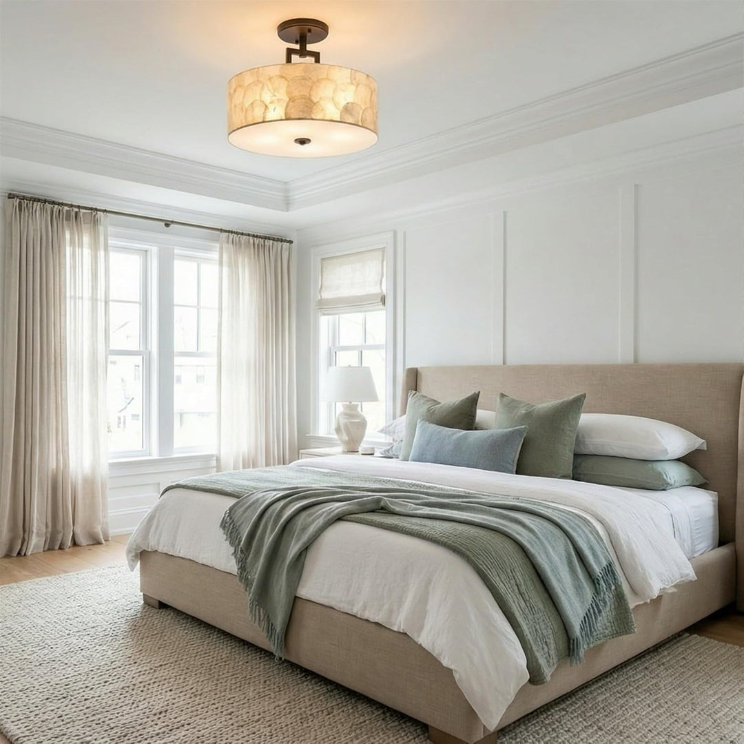 Modern Drum Ceiling Light