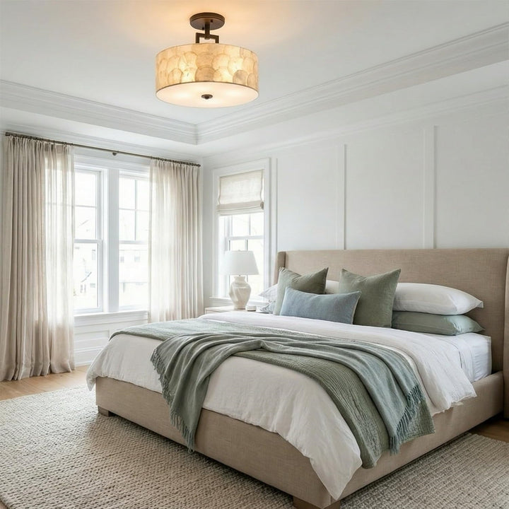 Modern Drum Ceiling Light