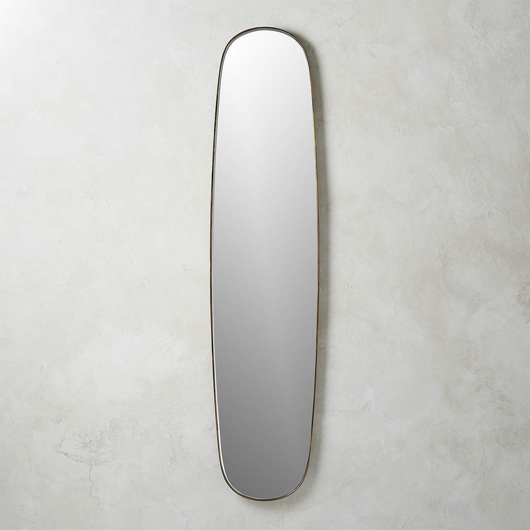Full-Length Standing Mirror With Elegant Frame