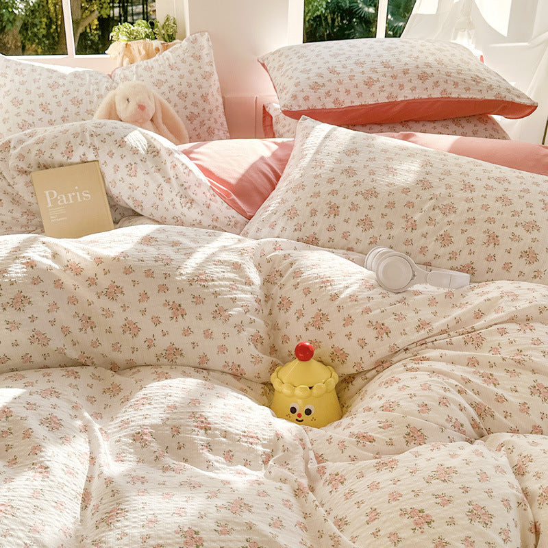 Soft Cotton Cartoon Bedding Set
