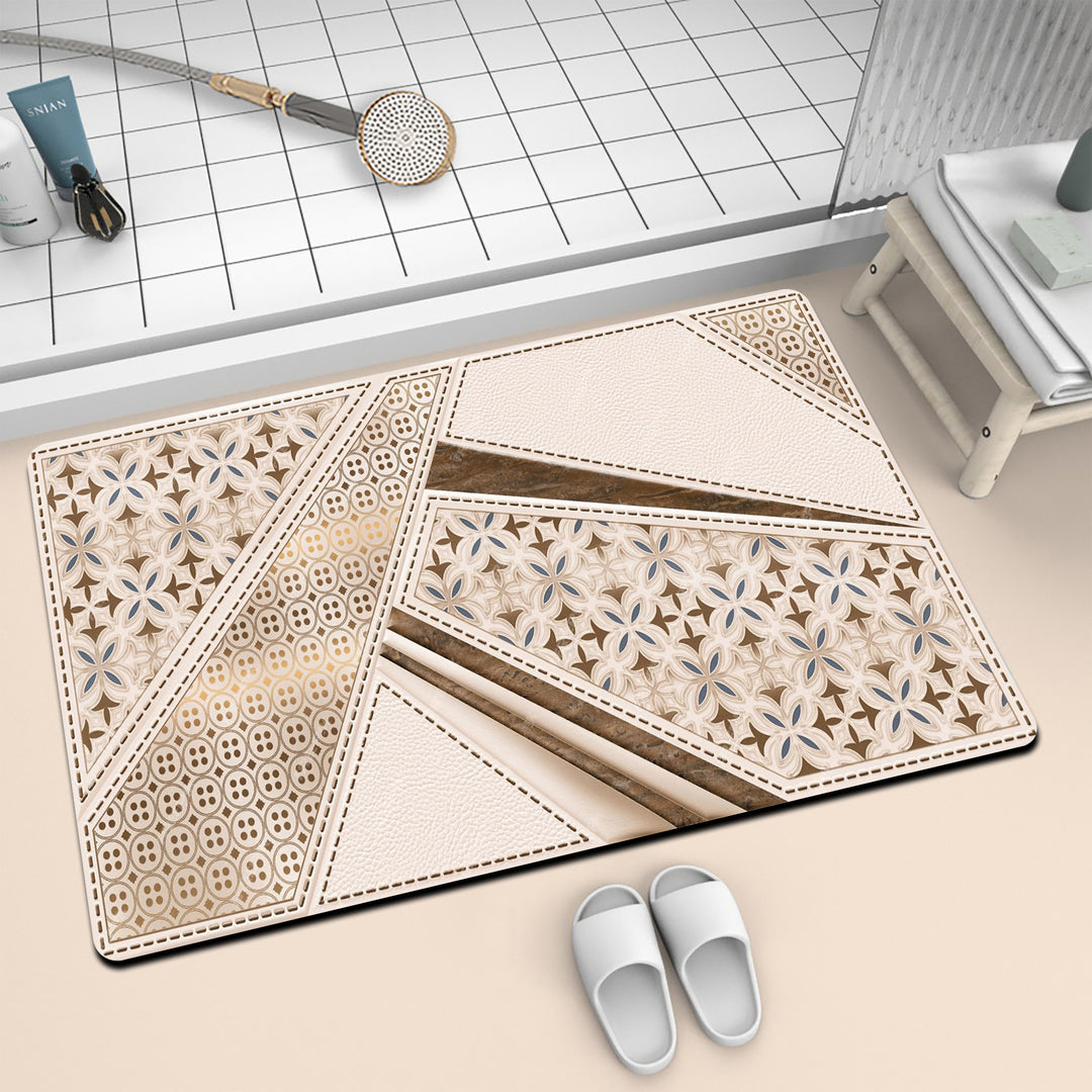 Artistic Mosaic Bath Mat