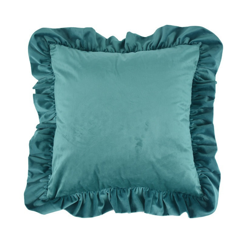 Ruffled Decorative Throw Pillow