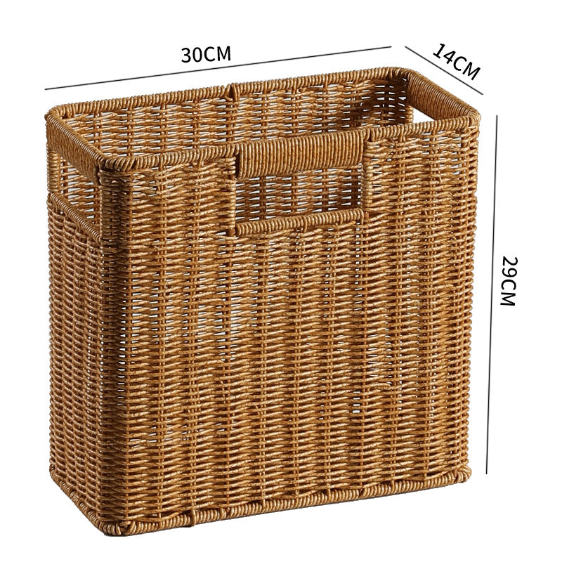 Handcrafted Willow Storage Organizer