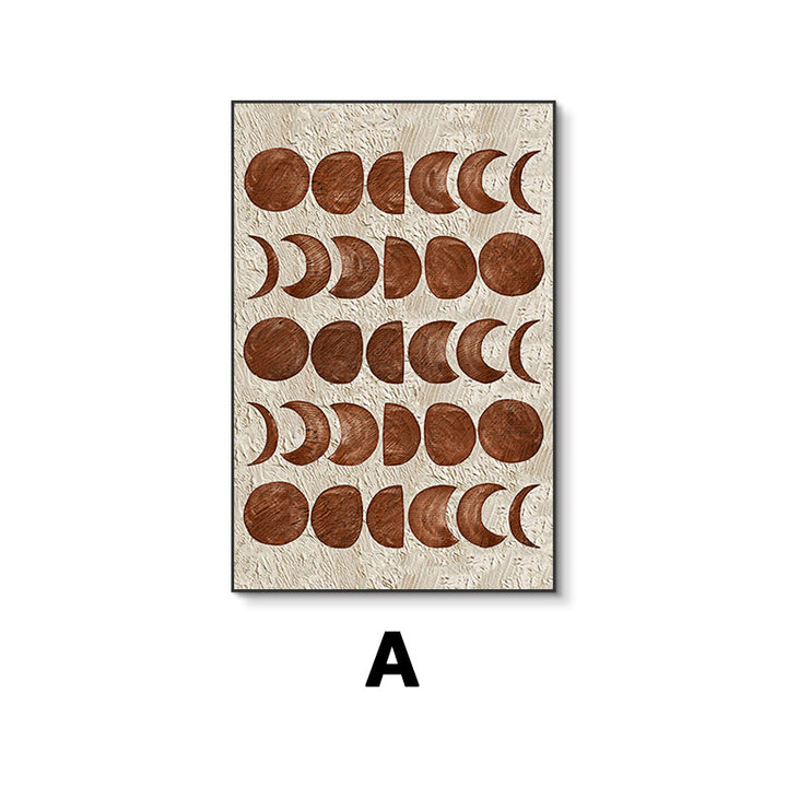 Bohemian Lunar Phase Wall Art