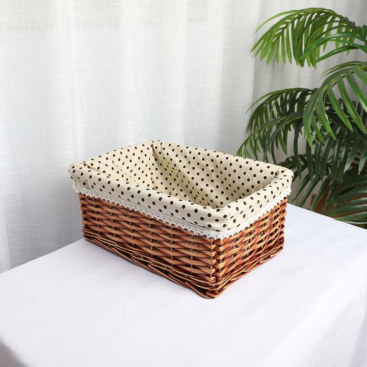 Handcrafted Decorative Woven Basket with Liner