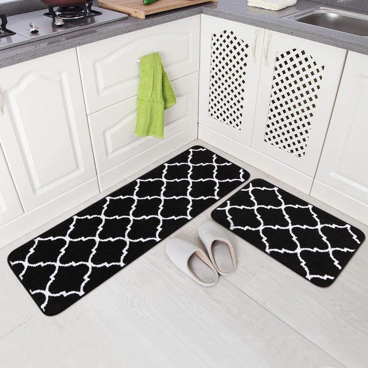 Stylish Non-Slip Kitchen Mat Set