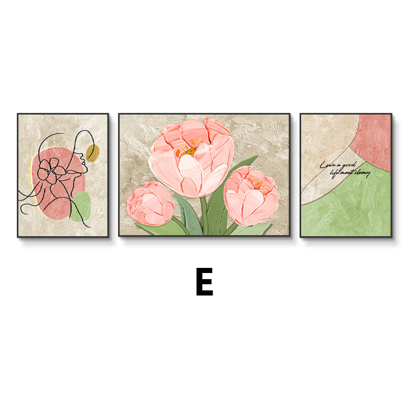 Decorative Framed Triptych Art Print