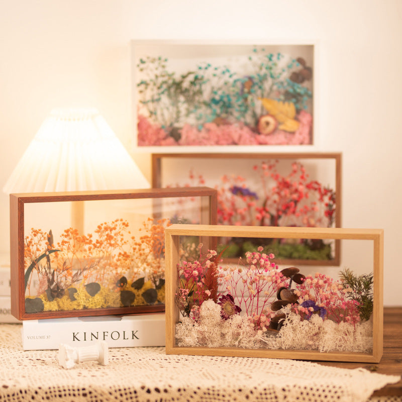 Artistic Floral Shadow Box Display